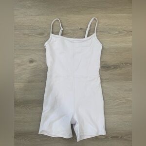 Wilfred White Jumpsuit Romper Spaghetti Straps